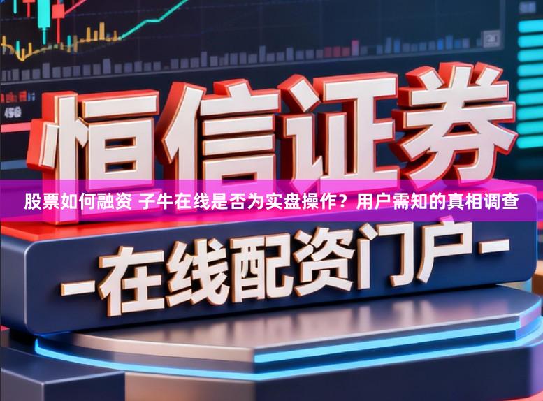 股票如何融资 子牛在线是否为实盘操作？用户需知的真相调查